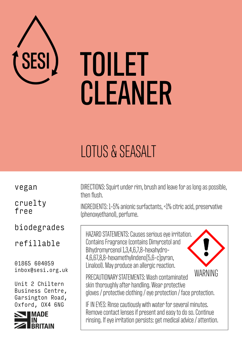 Toilet Cleaner (Sea Salt & Lotus) image 1