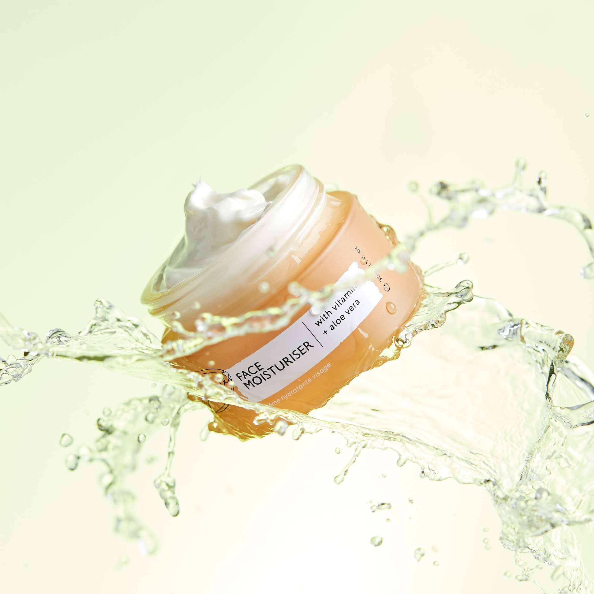 Face Moisturiser with Vitamin E + Aloe Vera - Eco Day Cream 30ml